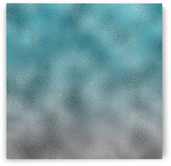 Cyan and Silver Metallic Foil by rizu_designs