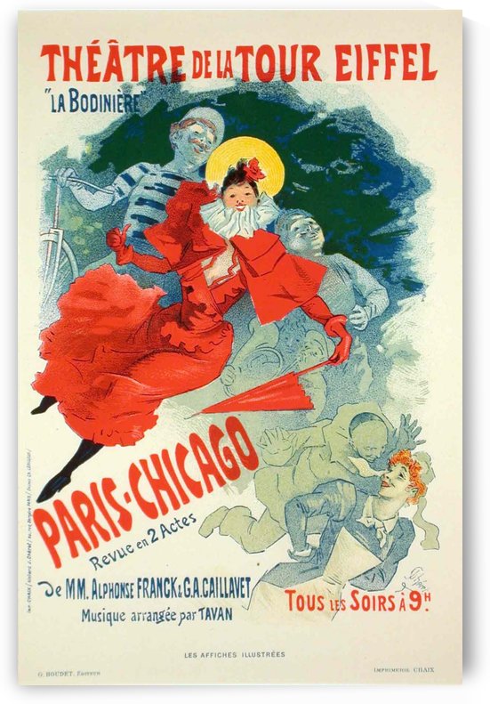 Theatre de la Tour Eiffel - La Bodiniere by VINTAGE POSTER