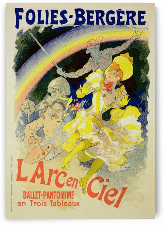 LArc en ciel Ballet-Pantomime poster by VINTAGE POSTER