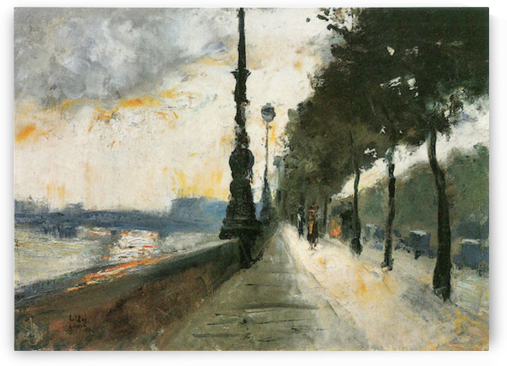 Waterloo Bridge in the Sun by Lesser Ury