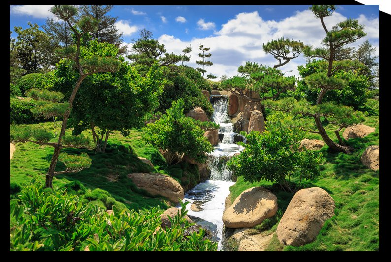 Garden Waterfall by WOW Factor Photography