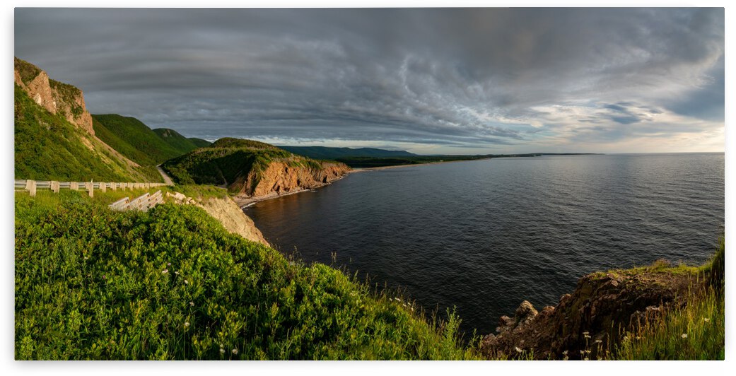 Cabot Trail View towards Cheticamp by Michel Soucy