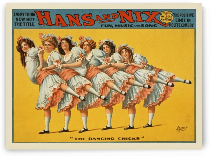 Vintage Polite Comedy Poster by Dawn Hudson by VINTAGE POSTER