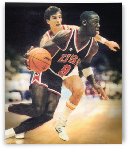 1984 Michael Jordan USA Basketball Art by Row One Brand