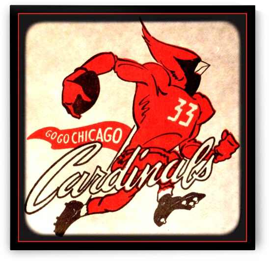 1956 Chicago Cardinals Viewfinder Slide Art by Row One Brand