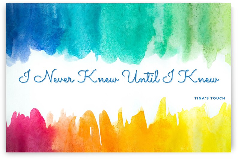 I NEVER KNEW by Tinas Touch