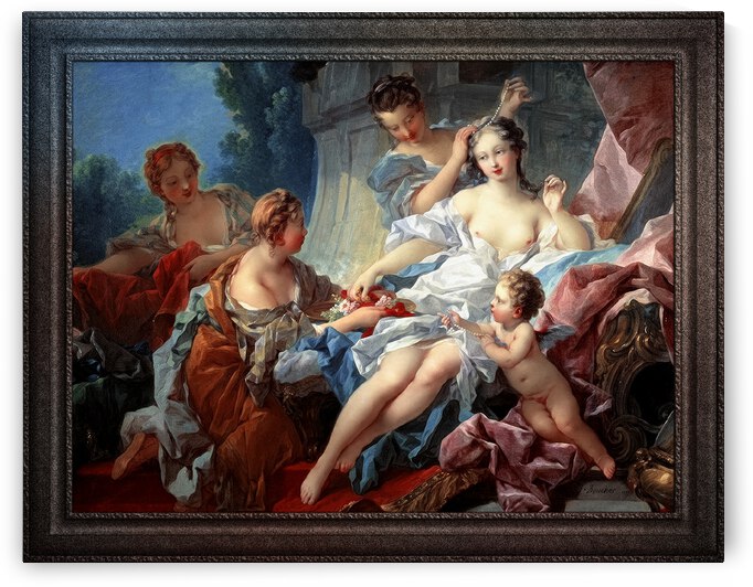 The Toilet of Venus by Francois Boucher Old Masters Xzendor7 Classical Art Reproductions by xzendor7
