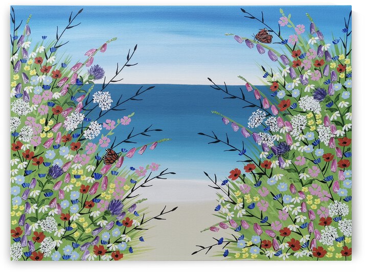 Butterfly Beach by Elisa Trueman