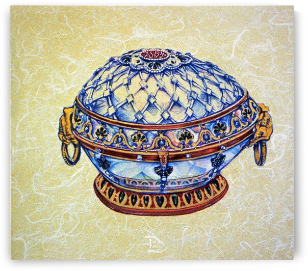 Freehand Renaissance Egg by Lowell Phoenix Devin