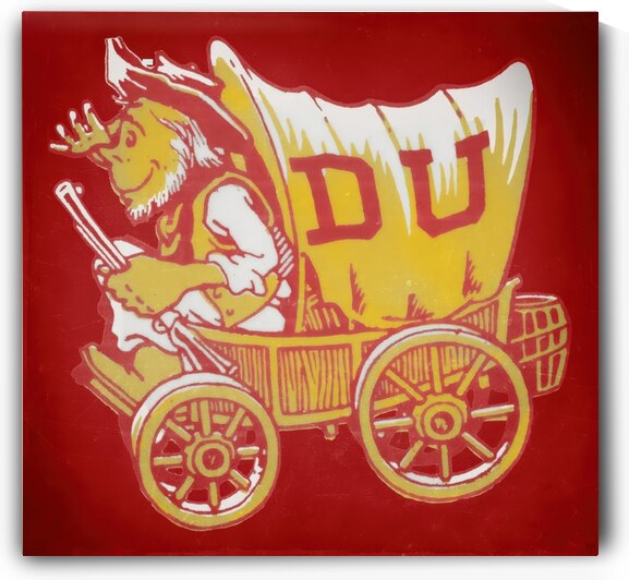 Vintage Denver Pioneers Art by Row One Brand