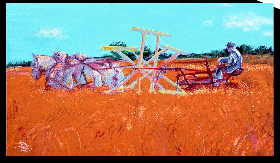 Binding Wheat  by Lowell Phoenix Devin