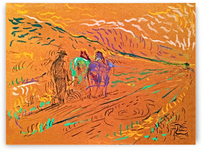 Study for Cross-Quarter Daye by Lowell Phoenix Devin