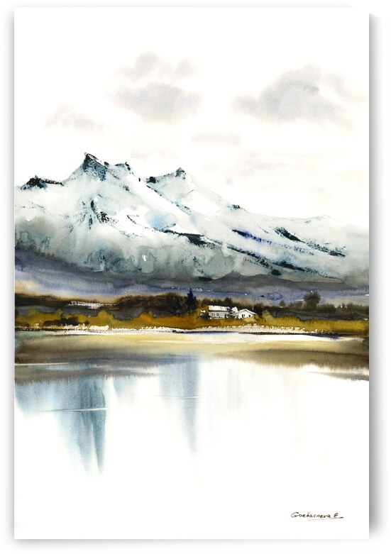 Mountain Lake 1 by Eugenia Gorbacheva