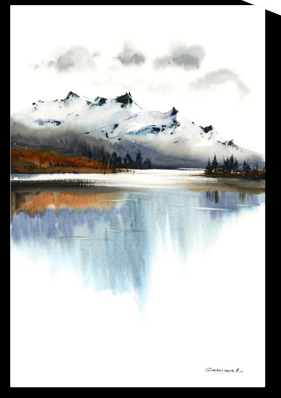 Mountain Lake 3 by Eugenia Gorbacheva