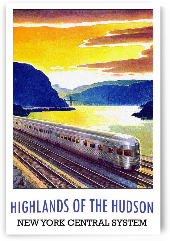 Highlands of the Hudson New York Central System by VINTAGE POSTER
