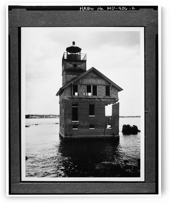 Cedar Point Lighthouse, Maryland by Stock Photography