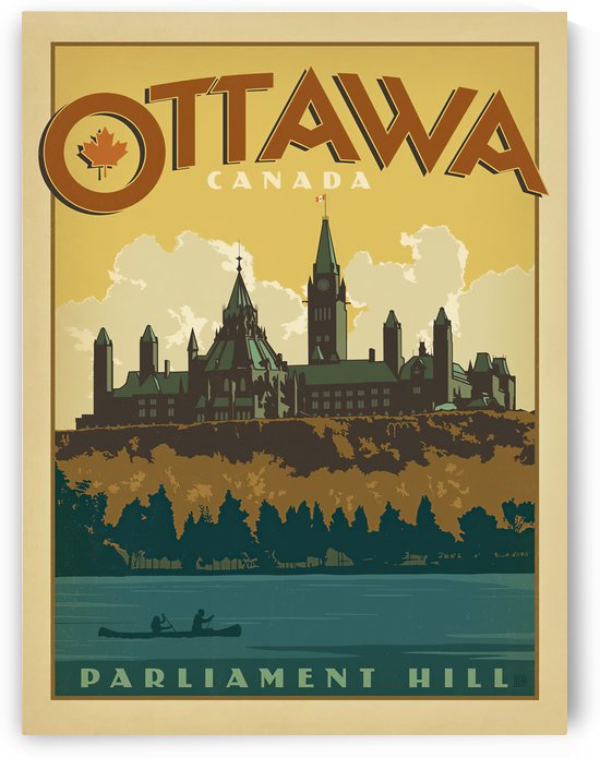 Bungalow Camps Ontario Vacation Ottawa by VINTAGE POSTER