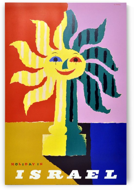 Holiday in Israel by VINTAGE POSTER
