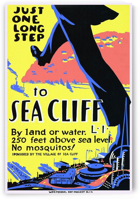 Sea Cliff, Long Island, New York by VINTAGE POSTER