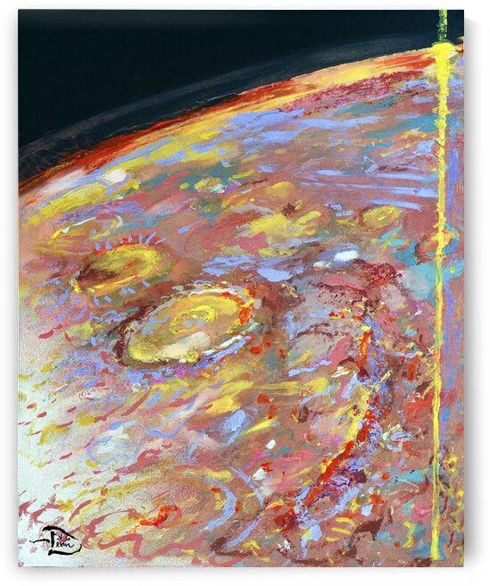 Worlds First Martianpressionist Painting by Lowell Phoenix Devin