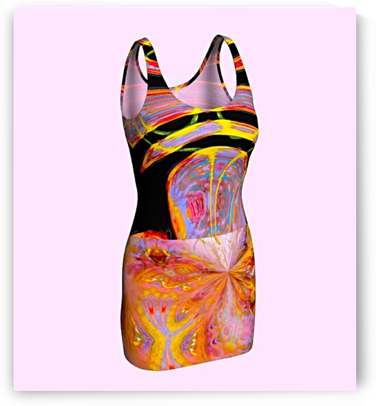 First Martianpressionistic Fashion Dress by Lowell Phoenix Devin