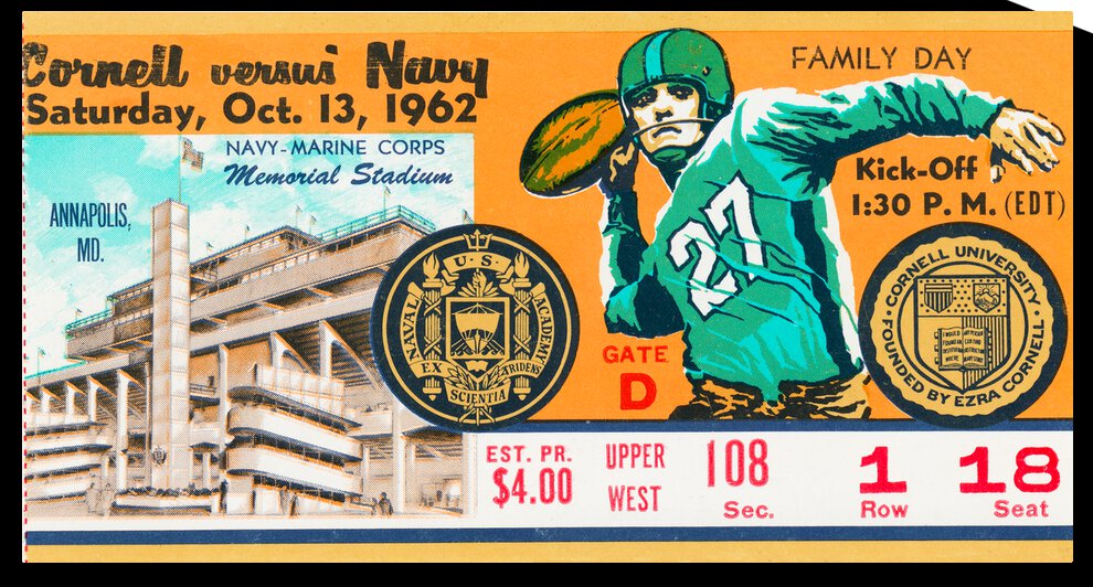 1962 Cornell vs. Navy by Row One Brand