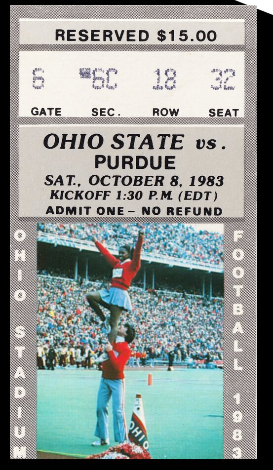 1983 Ohio State vs. Purdue by Row One Brand