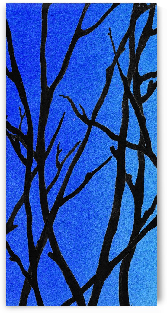 Ultramarine Forest Winter Blues I by Irina Sztukowski