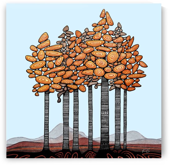 Birch Stand by Katelynn Clarey