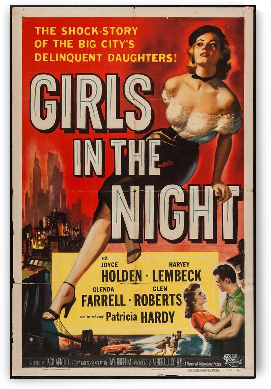 Girls in the Night Vintage Film Poster by VINTAGE POSTER