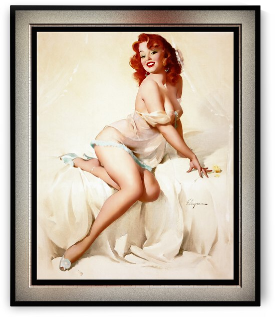 Bedside Manner by Gil Elvgren Vintage Illustrations Xzendor7 Old Masters Reproductions by xzendor7