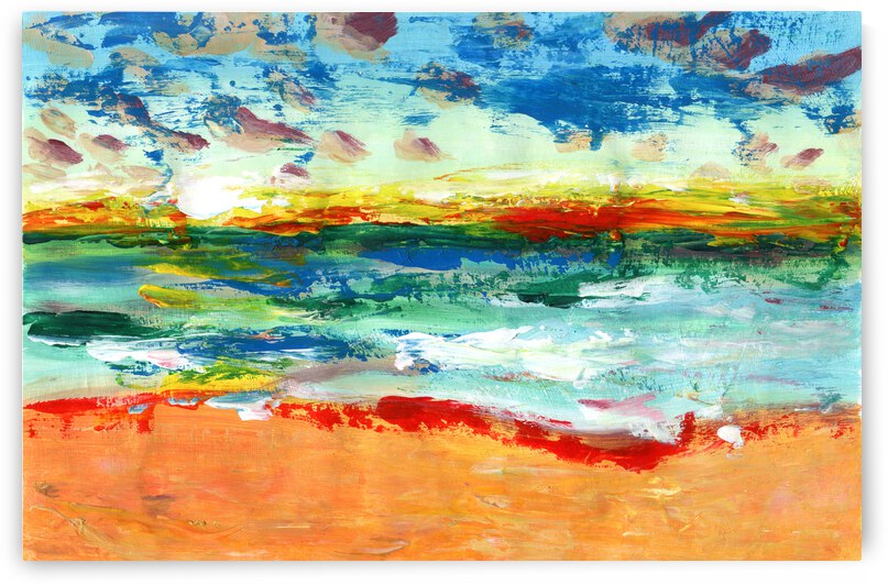 Abstract beach by Anna Ponomarenko