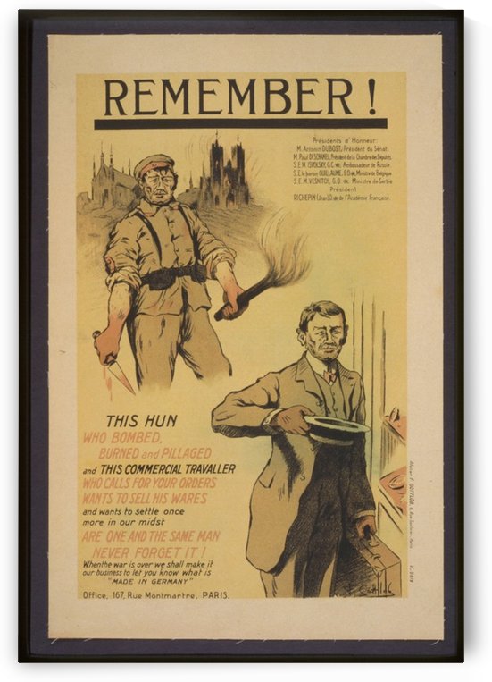 Vintage---Remember-the-Hun by VINTAGE POSTER