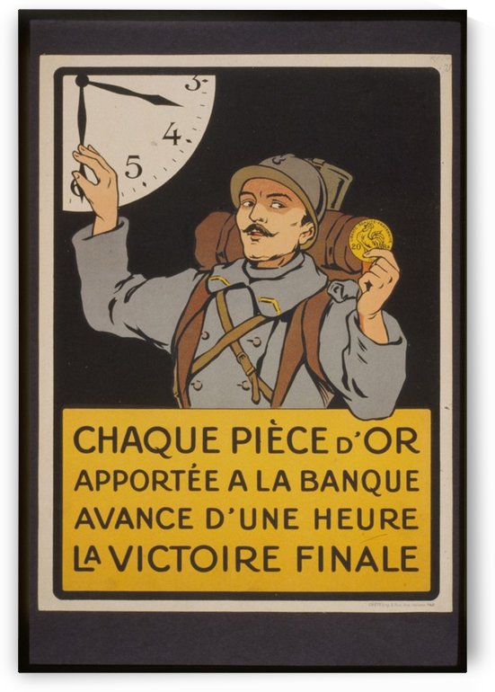 Vintage---Save-your-Gold by VINTAGE POSTER