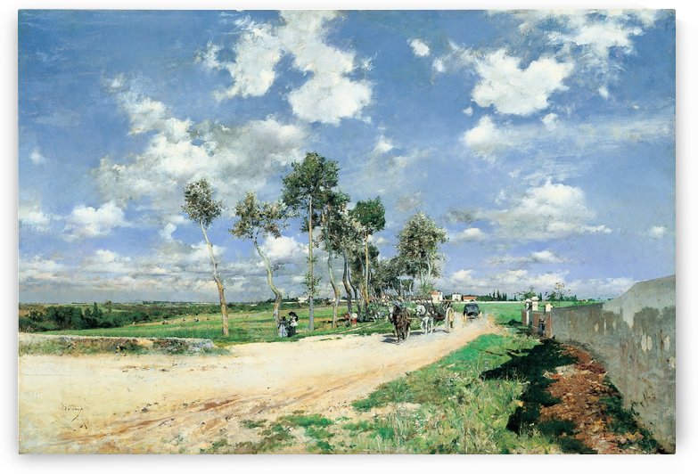 Highway of Combes la Ville by Giovanni Boldini