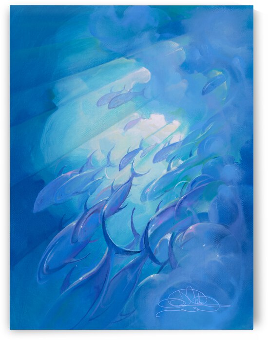 Blue Rush by John Pitre