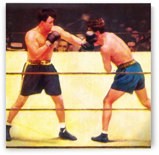 Vintage Boxing Art  by Row One Brand