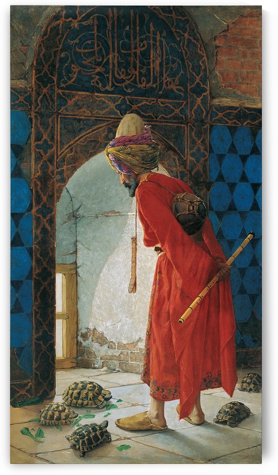 The Tortoise Trainer by Osman Hamdi Bey