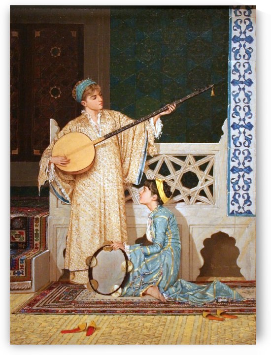 Two Musician Girls by Osman Hamdi Bey