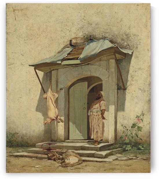 An Ottoman butcher by Osman Hamdi Bey