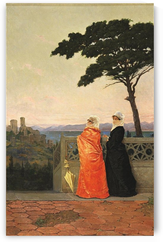 Two Oriental Ladies by Osman Hamdi Bey