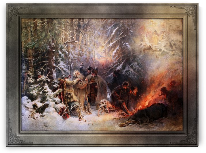 Ivan Susanin by Konstantin Makovsky Classical Fine Art Xzendor7 Old Masters Reproductions by xzendor7