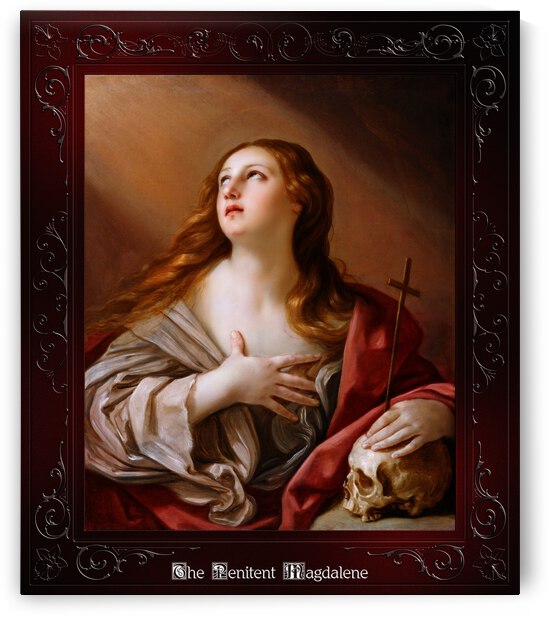 The Penitent Magdalene by Guido Reni Classical Fine Art Xzendor7 Old Masters Reproductions by xzendor7