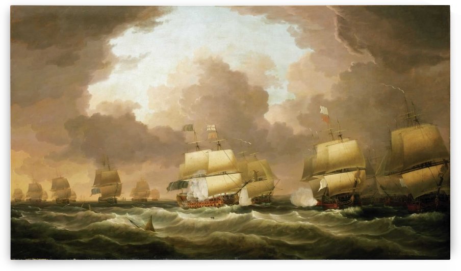The Battle of Quiberon Bay, 20 November 1759 by Dominic Serres