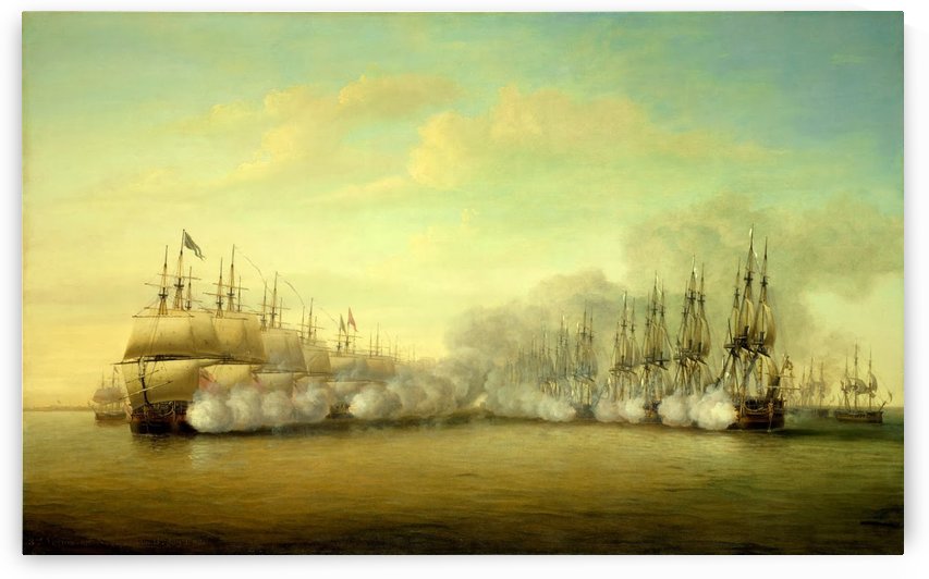 The Battle of Negapatam by Dominic Serres