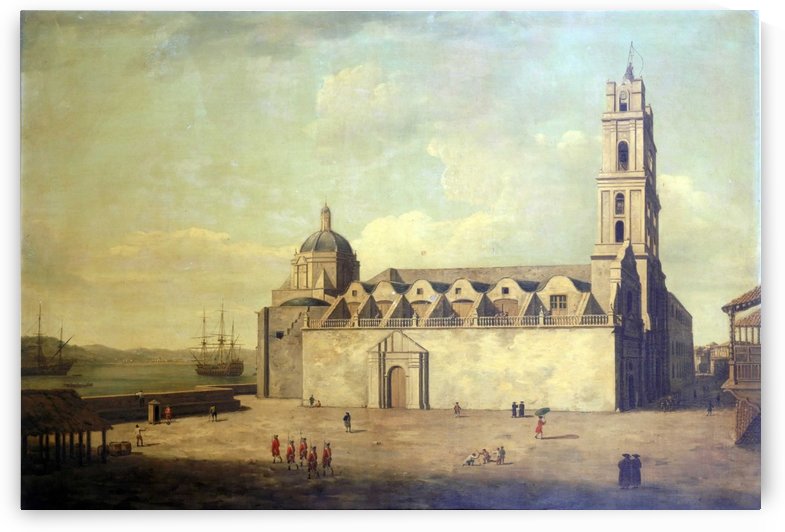 The Cathedral at Havana, August-September 1762 by Dominic Serres
