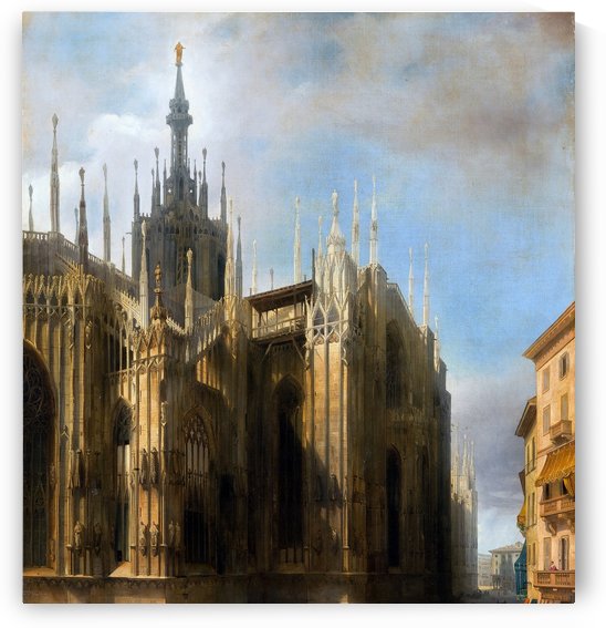 Il Duomo dalla corsia dei Servi by Luigi Bisi