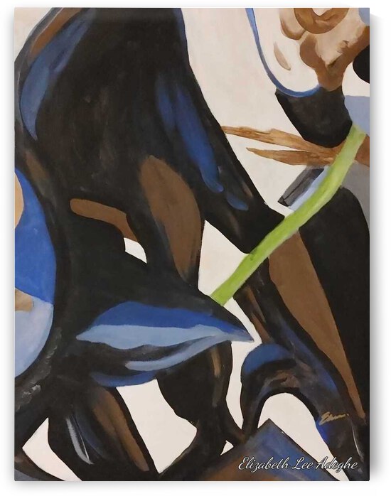 HOPE  In a Vertical Hanging by Elizabeth Lee Adeghe