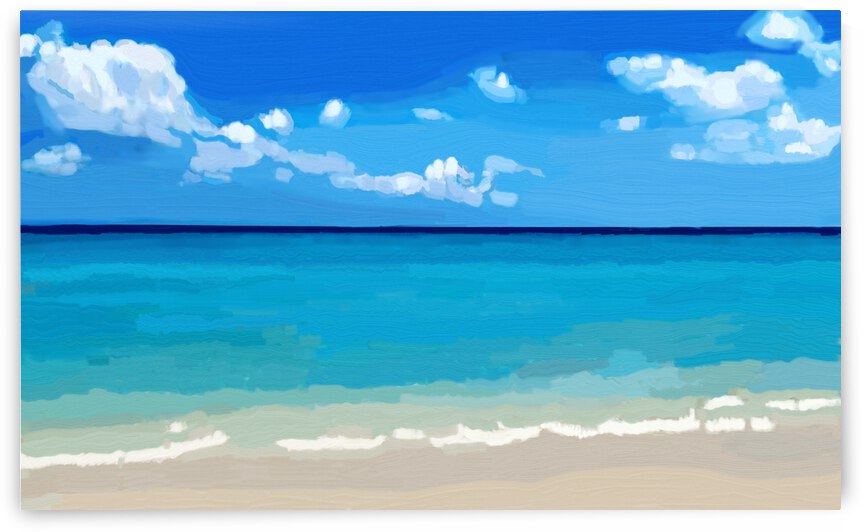 Electric Blue Sea by Pia Justine Cruz