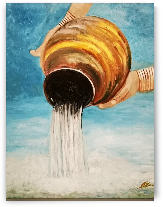  THE POURING HANDS Life is Water by Elizabeth Lee Adeghe